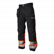 Vidar V5004 Trousers, Black/Fluoresant Orange, 1 Piece