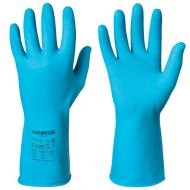 Granberg 112.0122 Chemstar latex kjemiske resistente hansker, blå, 12 par