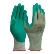 Showa 383 Seamless Polyester Work Gloves, Green, 1 Pair