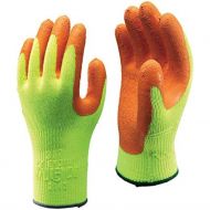 Showa 317 Seamless Polyester Work Gloves, Yellow/Orange, 1 Pair