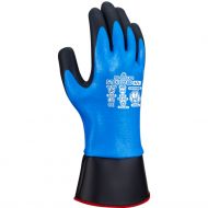Showa S-Tex 377SC Seamless Hagane Coil Cut Resistant Gloves, Blue/Black, 1 Pair