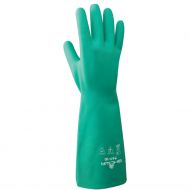 Showa 747 Nitril Long Chemical Resistant hansker, grønt, 1 par