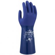 Showa CS701 Kjemikaliebestandige hansker, blå, 1 par