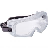 Bolle Safety Covarsi Coverall Clear Lens Platinum Lite Asaf Safety Googles Frame, White, 5 Pieces