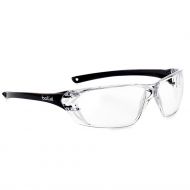Bolle Safety Pripsi Prism Clear Lens Platinum Lite Asaf Sikkerhetsbriller, svart/krystall, 10 stykker