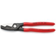 Knipex 9511200SB 200mm Dipped Cable Scissors, With Double Blade, 1 Piece