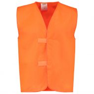Tricorp Safety Safety Jacket, No Stripes 453012, Fluor Orange, 1 Piece