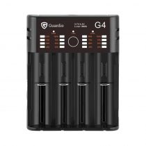 Guardio Battery Chargers, Black, 4 Piece
