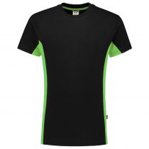 Tricorp Workwear Bi-Color T-Shirt 102004, Black/Lime, 1 Piece