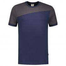 Tricorp Workwear Bicolor T-Shirt Contrasting Seams 102006, Ink/Dark Grey, 1 Piece