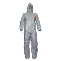 DuPont Tychem 6000f Short -Term Chemical Suit, Grey, 1 Piece