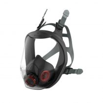 JSP Force 10 Exhalation Valve Full Face Protective Mask, Black, 1 Piece