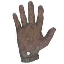 Manulatex Stainless Steel without Cuff Mesh Gloves, Silver, 1 Piece