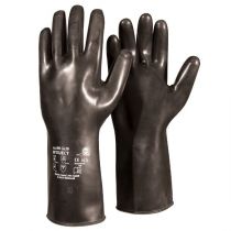 KCL Butoject Uforet Butyl Kjemikaliebestandige hansker, svart, 1 par