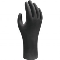 Showa 6112PF EBT Nitrile Gloves, Black, 1 Pair