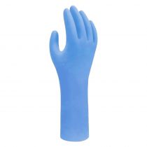 Showa 7545PF EBT Nitrile Gloves, Blue, 1 Pair