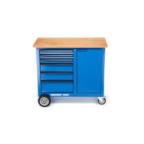 Gedore Blue Line, 1504 0321, Mobile Workbench with 6 Drawers, 1 Piece