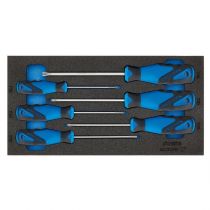 Gedore Blue Line, 1500 CT1-2163 TX, 6-pcs Check-Tool Insert with Assortment, 1 Set