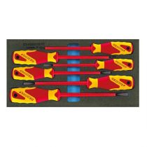 Gedore Blue Line, 1500 CT1-VDE 2170 PZ, Check-Tool Insert with Assortment, 1 Set