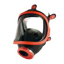 Productos Climax 731-C Full Face Mask, Black/Red, 1 Piece