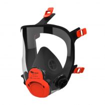 Productos Climax Full Face Mask 742, Svart/Rød, 1 stk