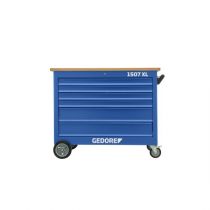 Gedore Blue Line, 1507 XL-TS-308, mobil arbeidsbenk med 308-stk verktøysortiment, 1 sett