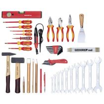 Gedore Red Line, R21000042, 42-pcs Electrical Engineering Tool Set Loose, 1 Set