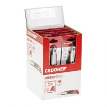 Gedore Red Line, R93209012, 10-pcs Display Cutter Blades, 9mm, 1 Set