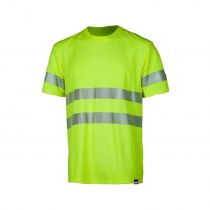 Dimex 4058+ Safety T-Shirt, Yellow, 1 Piece