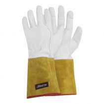 Gloves Pro Mig+ Electrician Gloves, White/Brown, 12 Pairs