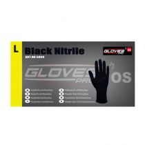 Gloves Pro Nitrile Powder Free Disposable Gloves, Black, 1000 Pieces