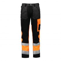 Dimex 6063 Superstretch Trousers, Orange/Black/Dark Grey, 1 Piece