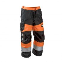 Dimex 6129 Children Shell Pants, HV Orange/Black, 1 Piece