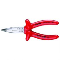 Gedore Blue Line, VDE 8132 AB-200, VDE Needle Nose Pliers with VDE Dipped Insulation, 1 Piece