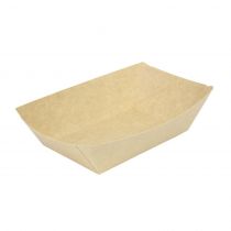 Green Box DCA06163 Cardboard 500ml Snack Trays, Brown, 500 Pieces