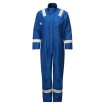 Ballyclare Flame Retardant Anti-Static Arc Protection Coverall, Royal, 50 Pieces