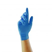 Unigloves GS004 Unicare Nitril Powder Free Medical Examination hansker, blå, 10 x 200 stykker