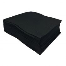 Unigloves P-5125-SCH Plastic Undercoating Lap Cloths, Black, 500 Pieces