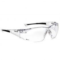 Bolle Safety Rushdpi Rush Clear Lens HD Hydrofobe PC -linser Sikkerhetsbriller, klare, 10 stykker
