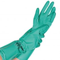 Hygo Star Professional Nitrile Chemical Protection Gloves, Green, 12 x 12 Pairs