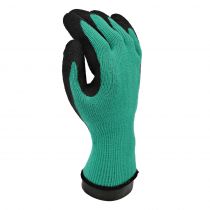 Hygo Star Winter Latex Coating Cold Protection Gloves, XXL, Dark Green/Black, 6 x 12 Pairs