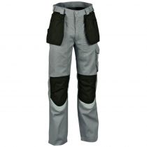 Cofra V064-0-01 Carpenter Trousers, Grigio/Nero, 1 Piece
