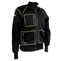 Cofra V104-0-00A Hamburg Fleece Jacket, Nero, 1 Piece