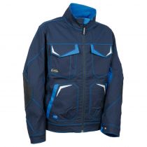 Cofra V485-0-02 Getafe Jacket, Navy/Azzurro, 1 Piece