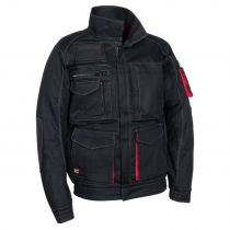 Cofra V560-0-05 Oberwart Jacket, Nero/Rosso, 1 Piece