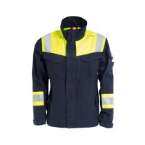 Tranemo 608381 Flame Retardant Lined Jacket, Yellow/Navy, 1 Piece