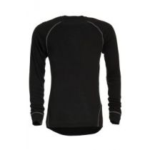 Tranemo 631590 Flammehemmende T-skjorte med lange ermer, svart, 1 stk.