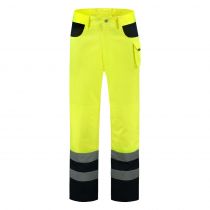 Tricorp Safety Bi-Color arbeidsbukse, Iso 20471 503002, Fluor Yellow/Navy, 1 stk.