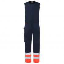 Tricorp Safety Dungarees High Vis 753008, Ink/Fluor Red, 1 Piece