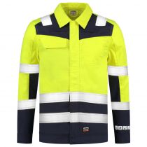 Tricorp Safety Multi-Standard Jacket Bicolor 403015, Fluor Yellow/Ink, 1 Piece